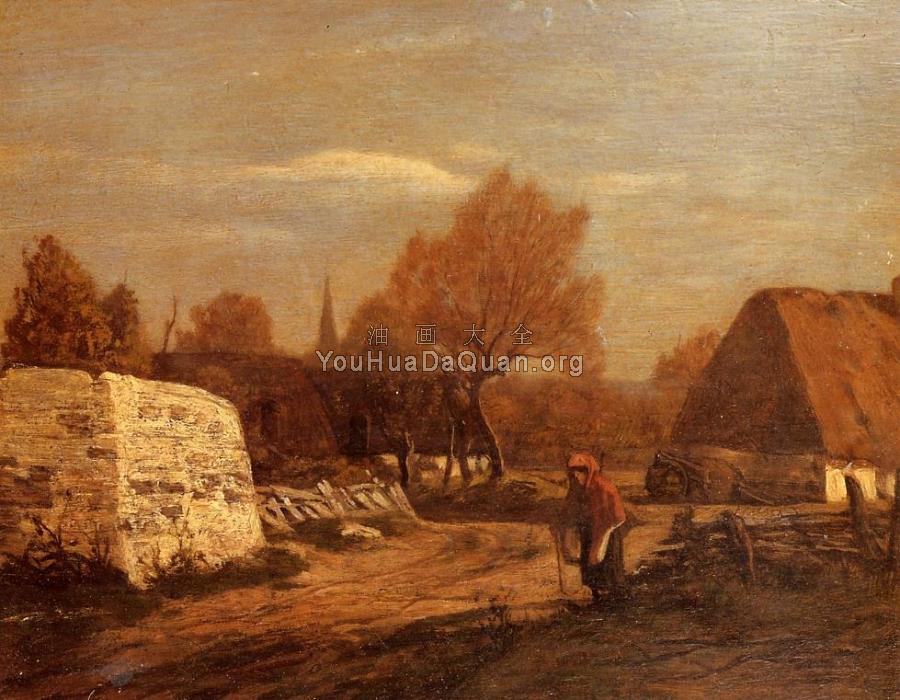 Farm near Quimper - 尤金·布丹